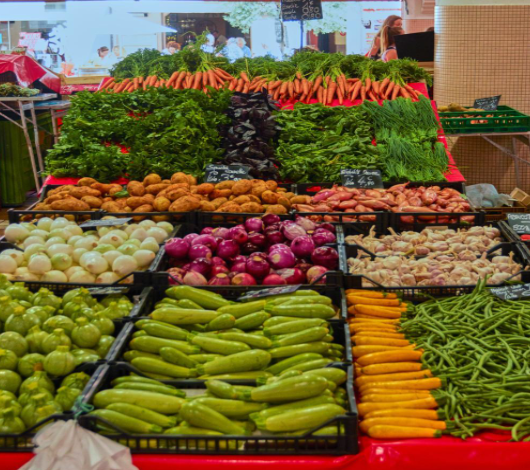 Fresh veggies at Jai Ho Indian Grocery Store
