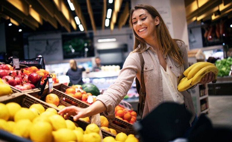 Fresh produce section