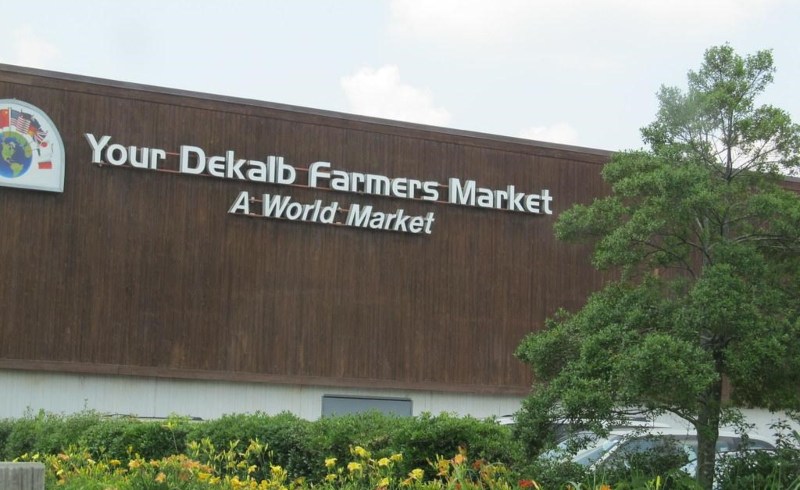 Photo of the signboard of Dekalb Farmers Market