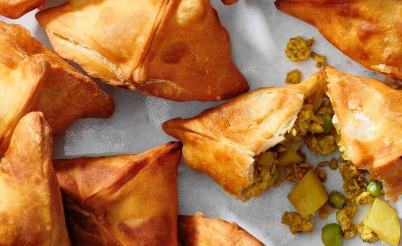 Samosas, Homemade Indian Snacks in the USA