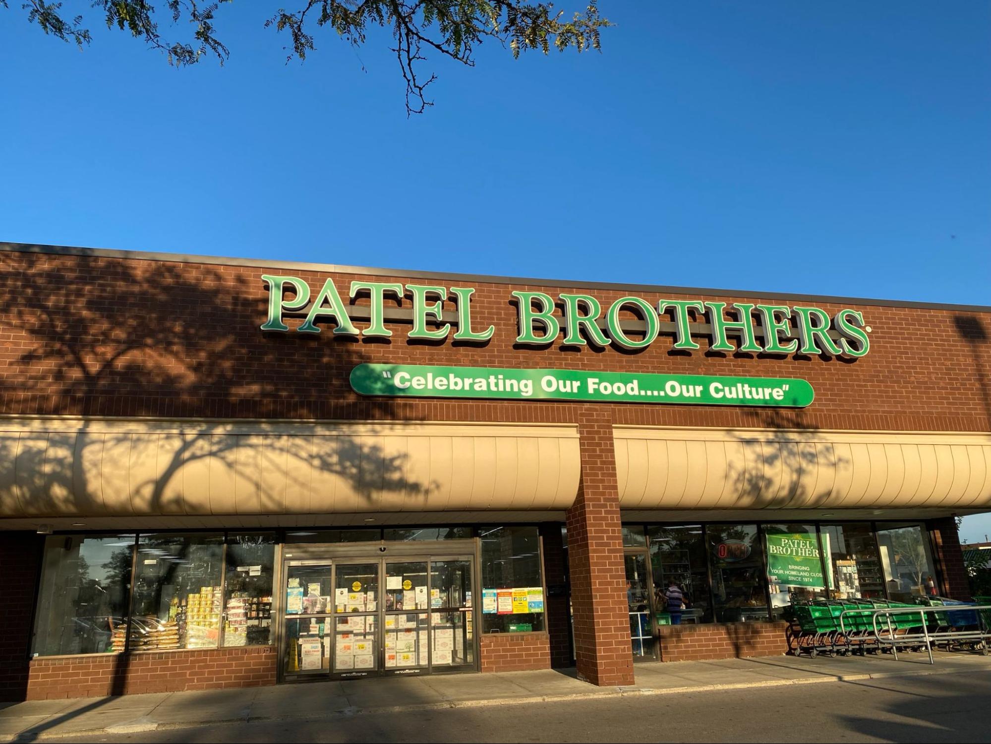 Patel Brothers, an Indian grocery store in Iselin, New Jersey