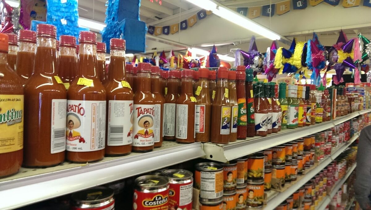 An interior view of Mercado-El-Provinciano Mexican grocery store
