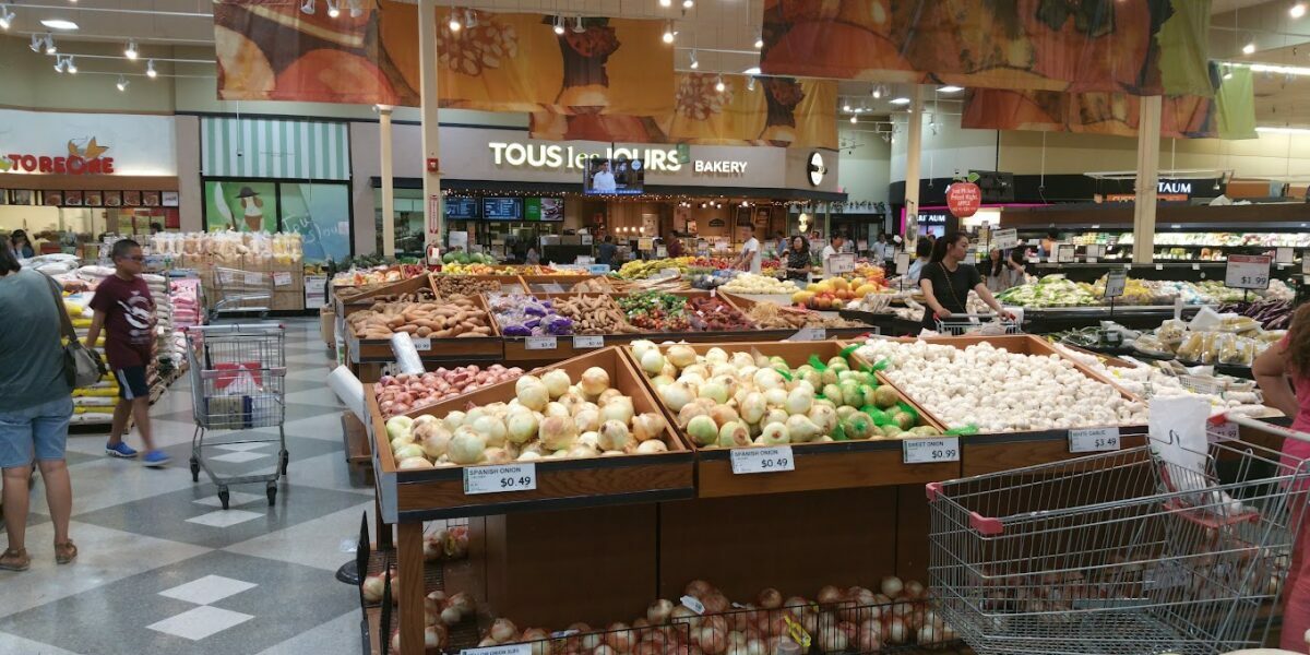 A picture of H Mart grocery store Houston Texas.