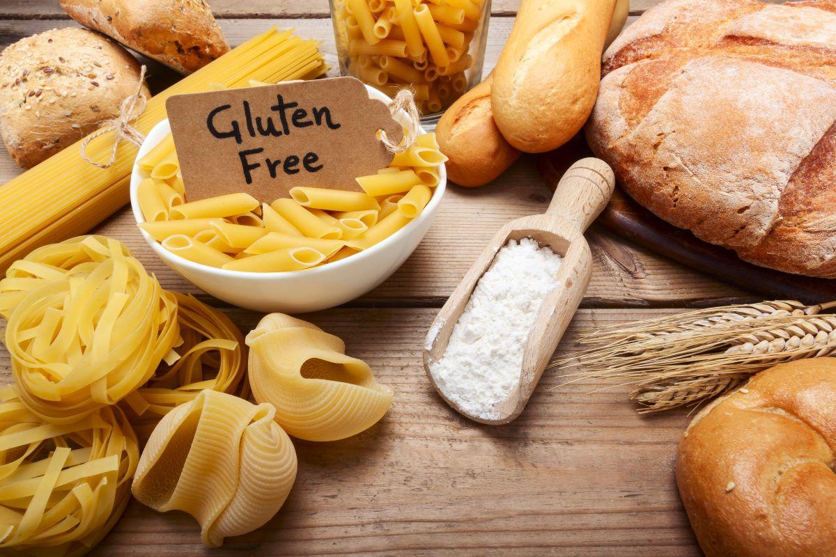 A picture showing different types of gluten free food